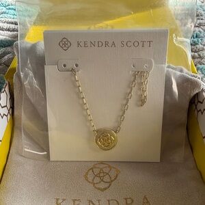 Kendra Scott Gold and Ivory Pendant Necklace